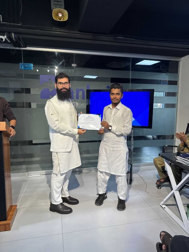 Rising Star Certificate